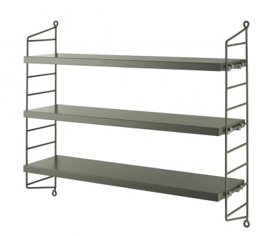 String Pocket Shelf String Furniture Sage
